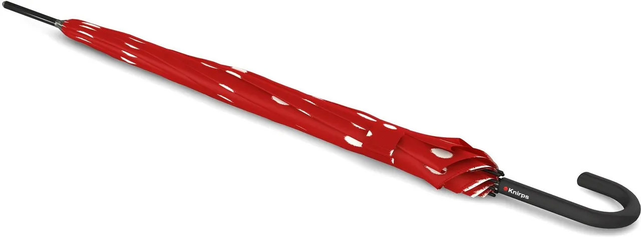 Knirps® Stockregenschirm T.760 Stick Automatik, Dot Art Red