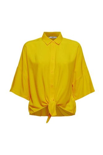 Knot Blouse Made Of Lenzing Ecovero Yellow