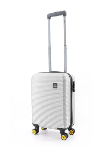 Koffer NATIONAL GEOGRAPHIC "Abroad" Gr. B/H/T: 35 cm x 54 cm x 20 cm, silberfarben Koffer Trolleys