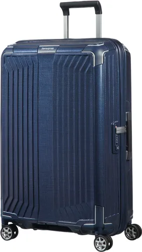 Koffer SAMSONITE "LITE BOX 69" Gr. B/H/T: 46 cm x 69 cm x 27 cm 75 l, blau (deep blue) Koffer Trolleys