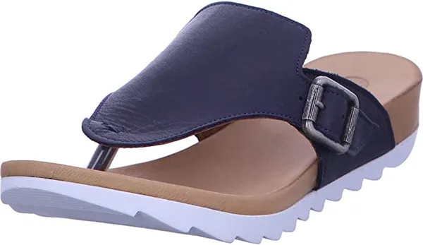 Komfort Sandalen blau Roll Slipper