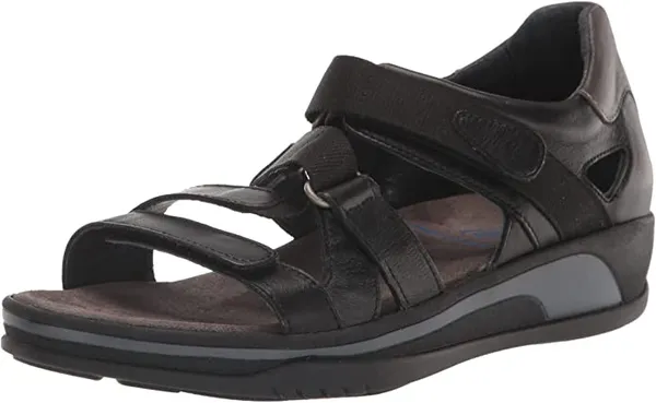 Komfort Sandalen schwarz Desh