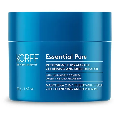 KORFF - Essential 2in1 Purify & Scrub Mask Reinigungsmasken 50 ml Damen
