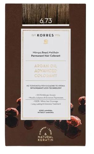 KORRES Argan Oil Colorant – ammoniakfreie Haarfarbe