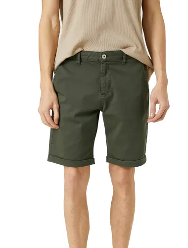 Koton Men Basic Bermuda Shorts Cotton Pocket Detailed