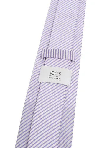 Krawatte ETERNA Gr. One Size, lila (weiß, lila) Herren Krawatten