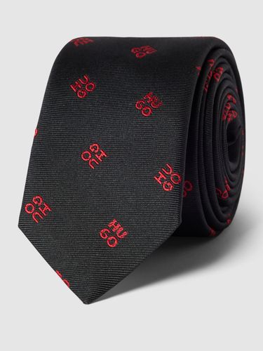 Krawatte mit Allover-Logo Modell 'Tie'