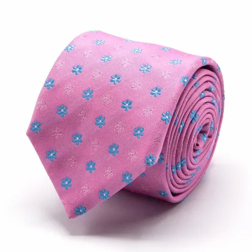 Krawatten Seiden-Jacquard Krawatte mit Blüten one