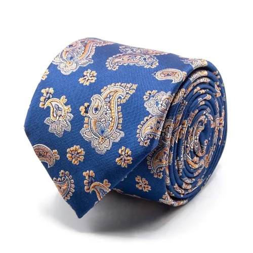 Krawatten Seiden-Jacquard Krawatte mit Paisley one