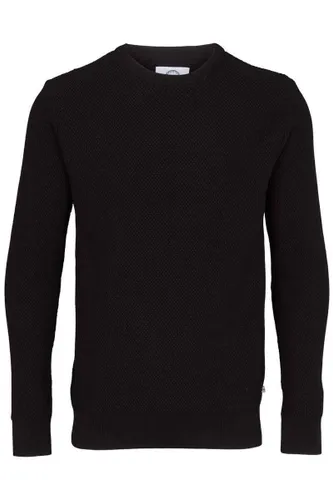 Kronstadt Regular Fit Pullover schwarz, Einfarbig