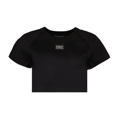 Kurzarm Logo Plaque T-Shirt Dolce & Gabbana
