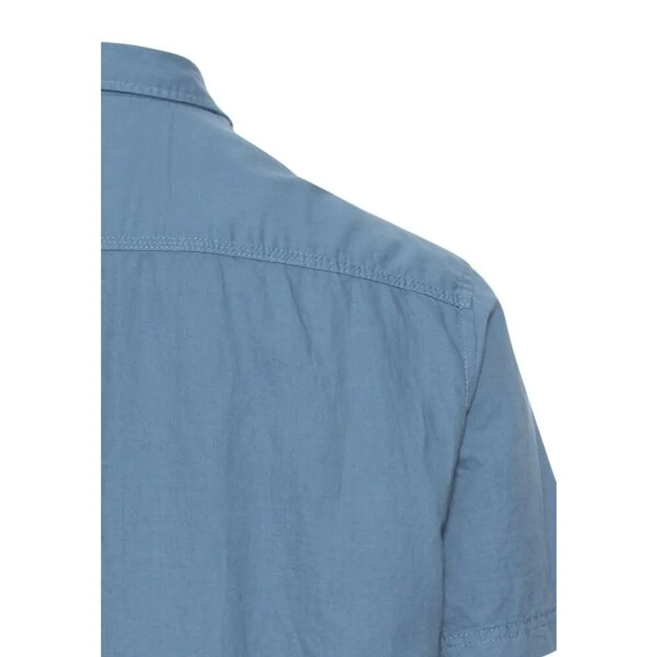 Kurzarmhemd CAMEL ACTIVE Gr. XXL, N-Gr, blau (elemental blue) Herren Hemden Kurzarm mit Brusttasche