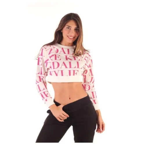Kurzer Sweatshirt für Frauen Kendall + Kylie