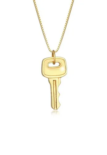 Kuzzoi Kette mit Anhänger Herren Venezianer Schlüssel Key 925 Silber