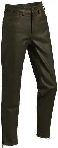 La Chasse® Lederhose Jagd-Lederhose aus Büffelleder (Stiefelhose) Herren strapazierfähig
