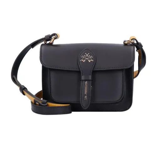 La Martina Clarita Mini Bag Umhängetasche Leder 17 cm black
