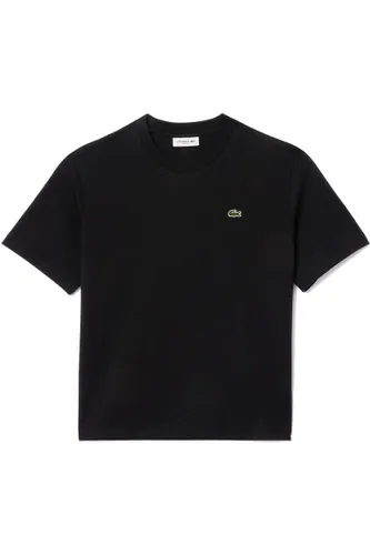 Lacoste Classic Fit Damen T-Shirt schwarz, Einfarbig