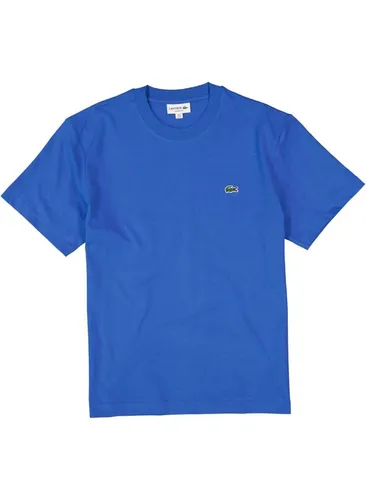 LACOSTE Herren T-Shirt blau Baumwolle