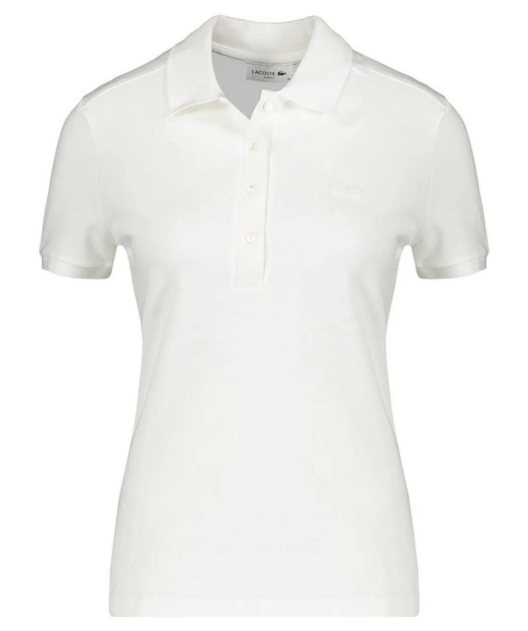 Lacoste Poloshirt Damen Poloshirt Slim Fit Kurzarm (1-tlg)