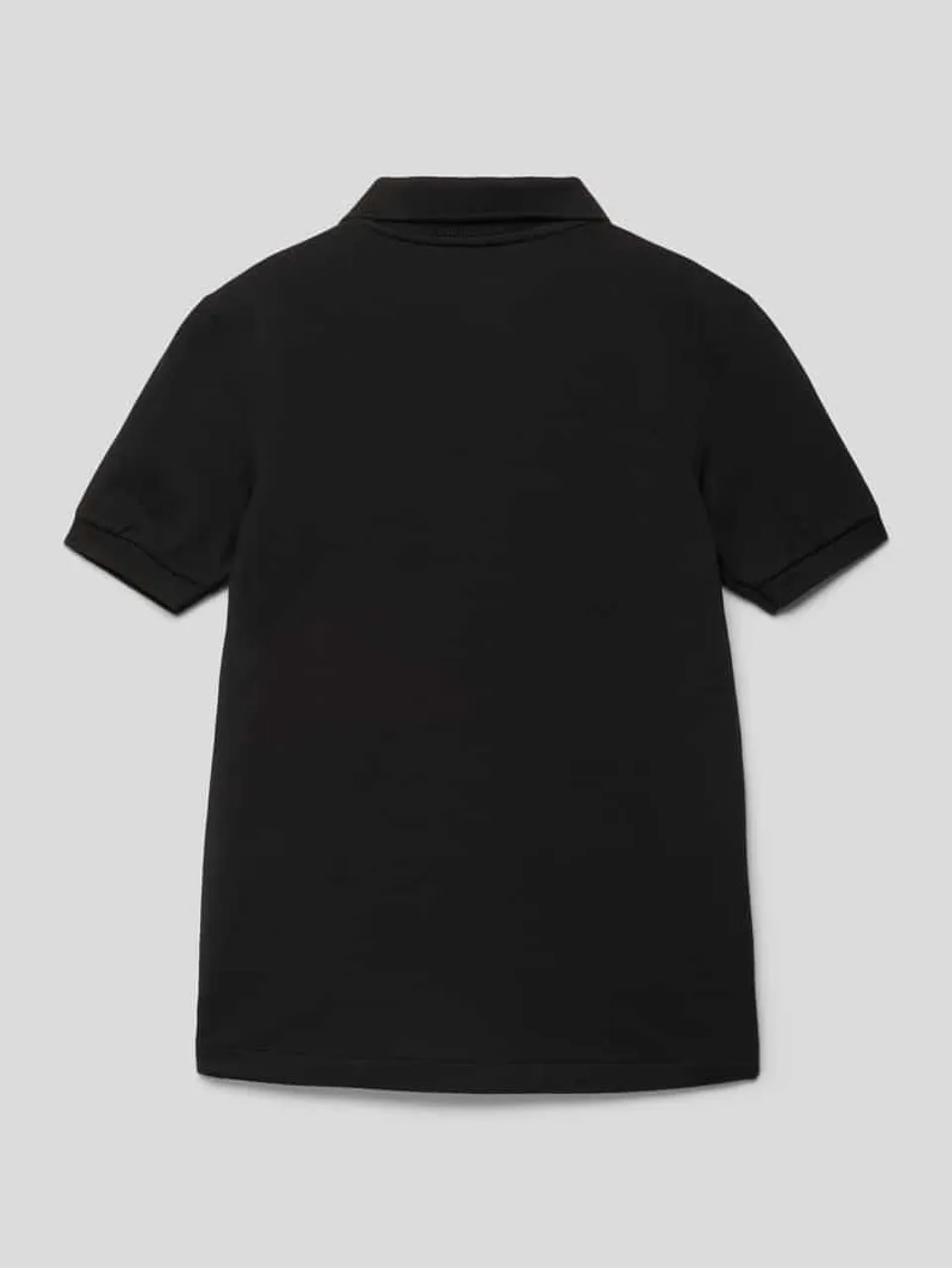 Lacoste Poloshirt mit Label-Stitching in Black