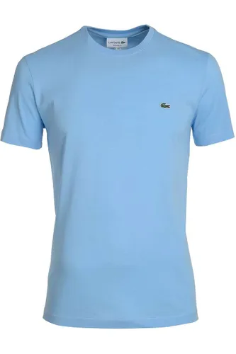 Lacoste Regular Fit T-Shirt Rundhals hellblau, Einfarbig