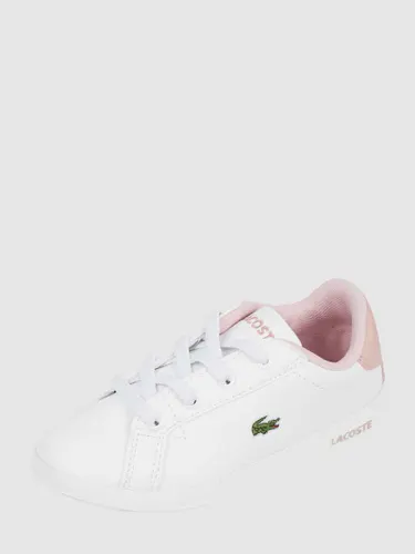 Lacoste Sneaker in Leder-Optik Modell 'Graduate' in Weiss