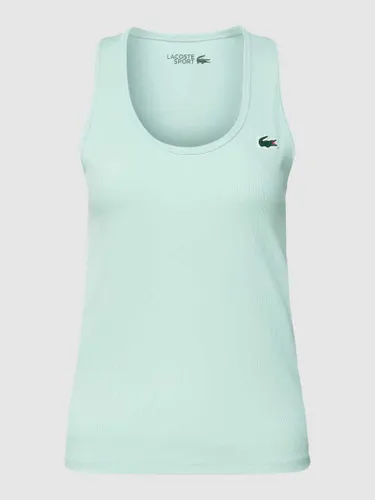 Lacoste Sport Top mit Label-Patch in Mint