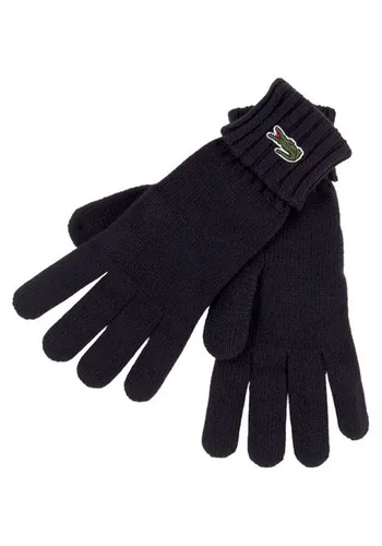 Lacoste Strickhandschuhe Unisex Gloves Strickhandschuhe mit Logo, Geschenk, Gift Premium, Warm
