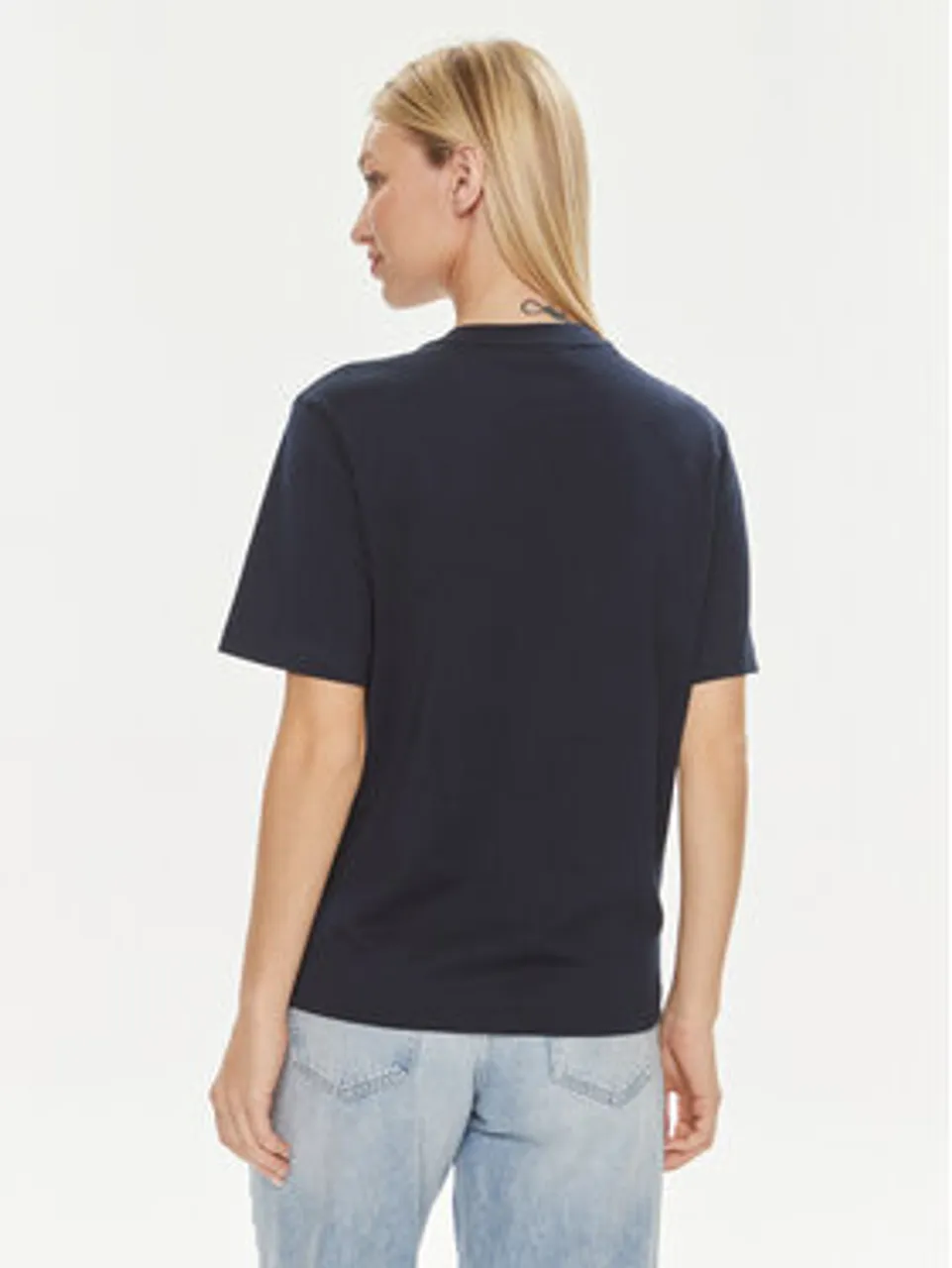Lacoste T-Shirt TF7215 Dunkelblau Slim Fit