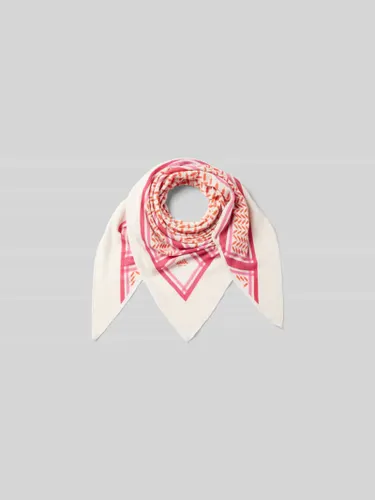 Lala Berlin Schal mit Label-Print in Pink