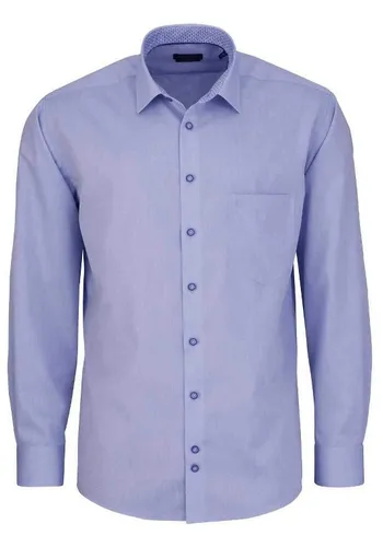 Langarm Freizeithemd HATICO- Essentials Hemd Regular Fi