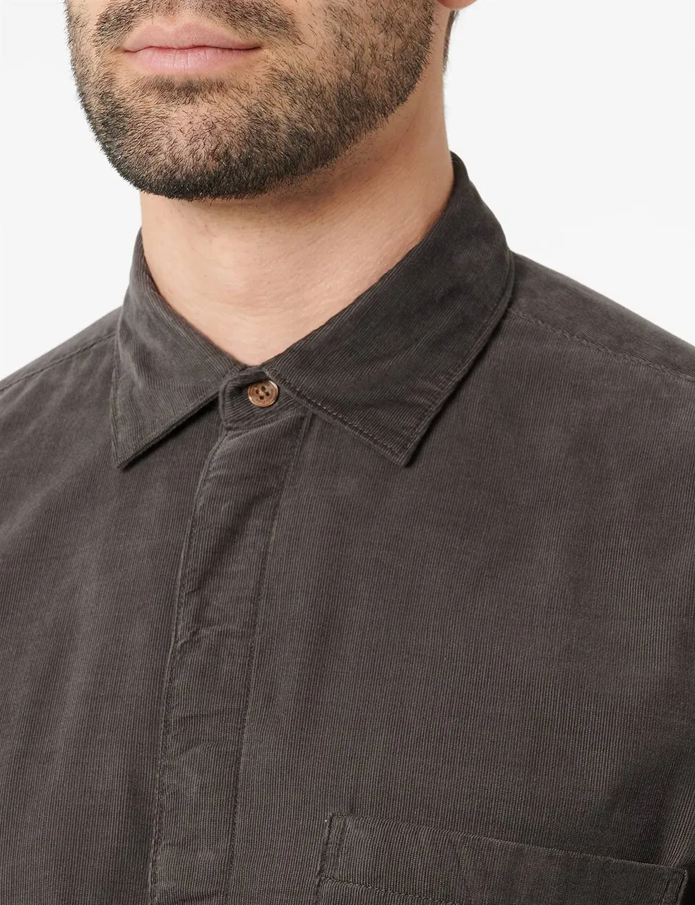 Langarm Freizeithemd Kent collar,long sleeve,one pocket