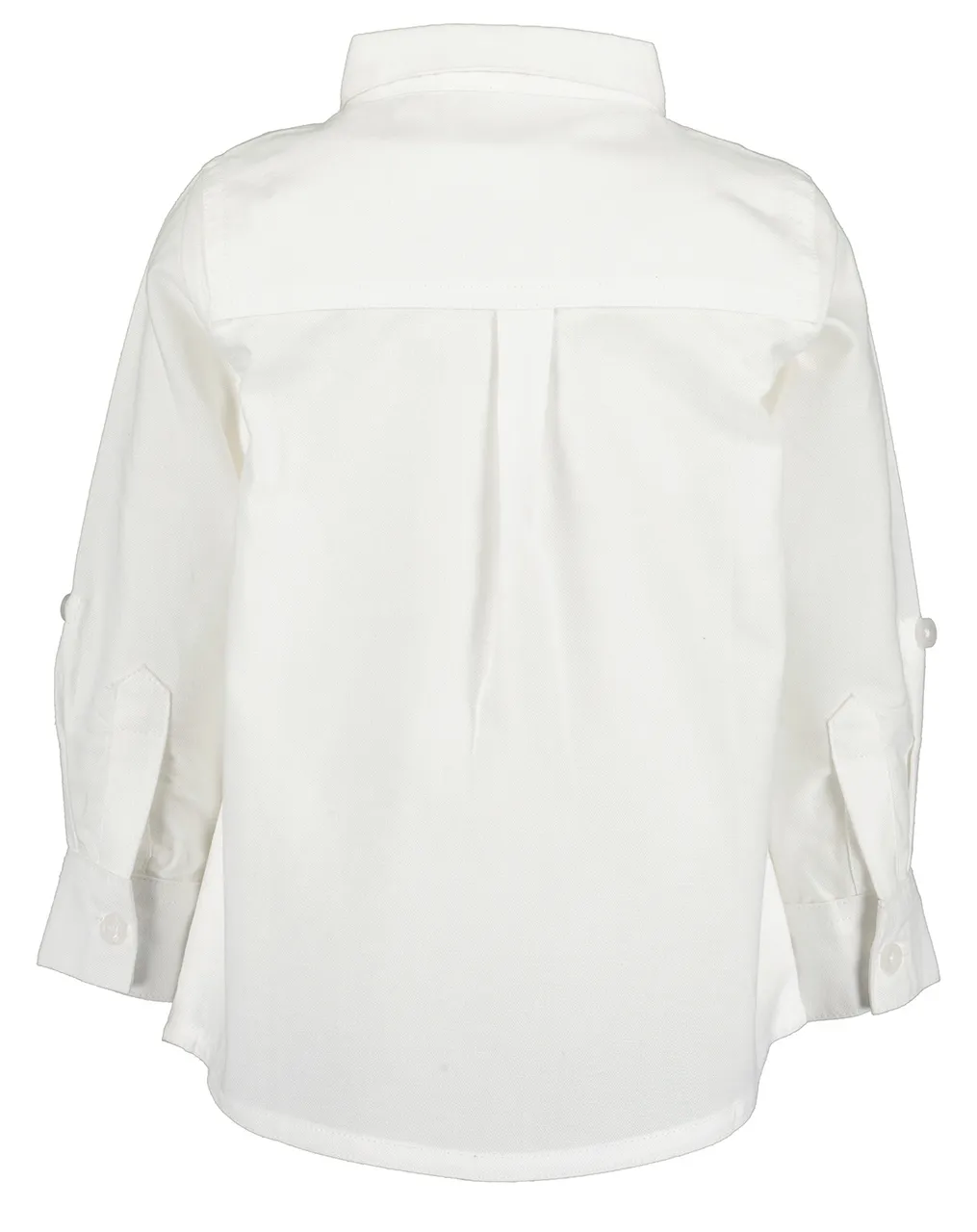 Langarm-Hemd ROLL UP in weiß