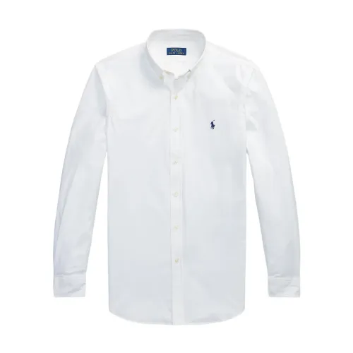 Langarm-Sportshirt Weiß Ralph Lauren