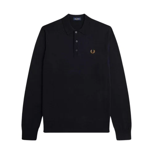 Langarm-Strickpolo Fred Perry