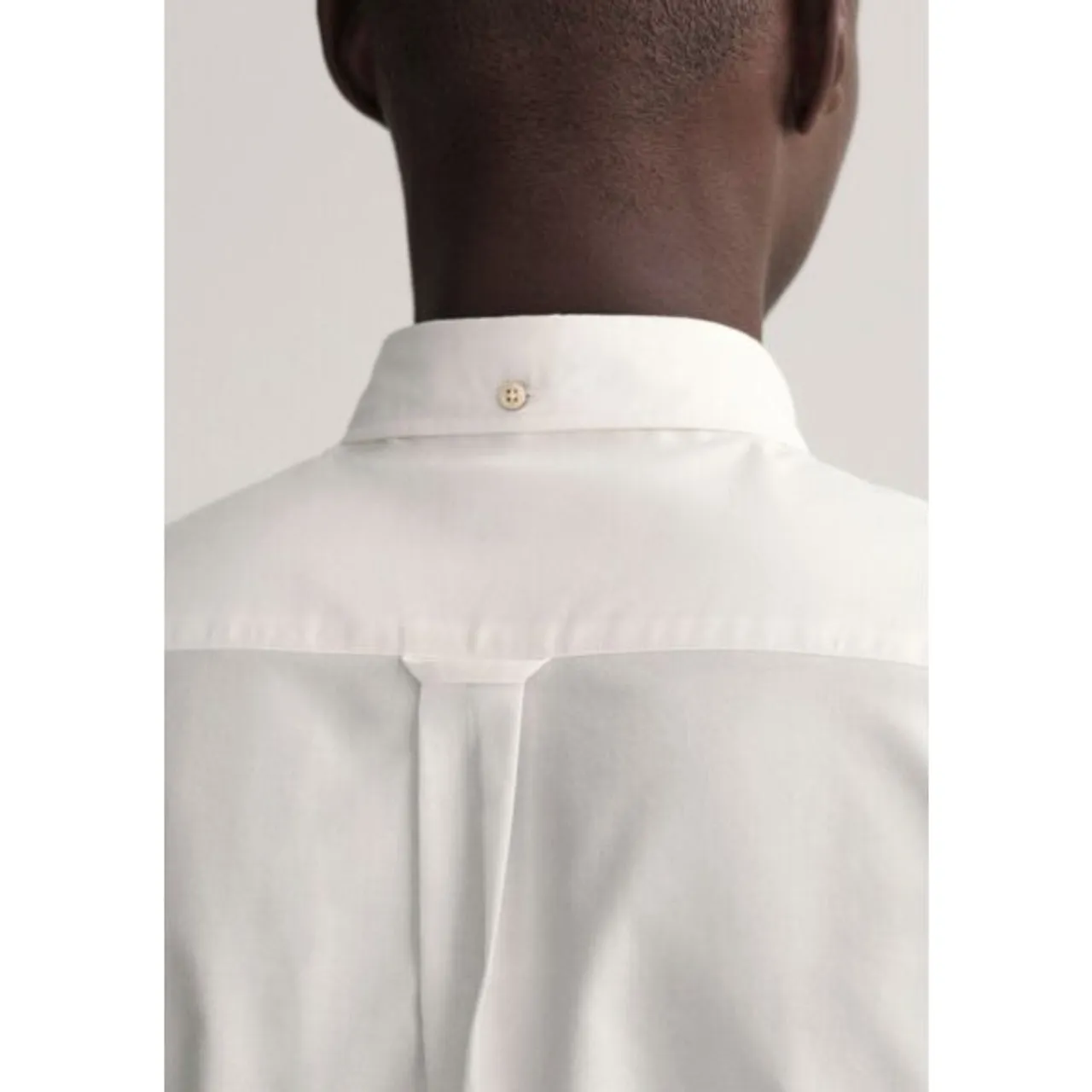 Langarmhemd GANT "Regular Fit Oxford Hemd strukturiert langlebig dicker" Gr. L (41/42), N-Gr, weiß (white) Herren Hemden Langarm