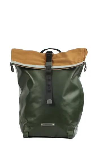 Laptoprucksack 7CLOUDS "Sowe 7.4" Gr. B/H/T: 31 cm x 44 cm x 15 cm, grün (grün, grau, khaki) Rucksäcke Taschen