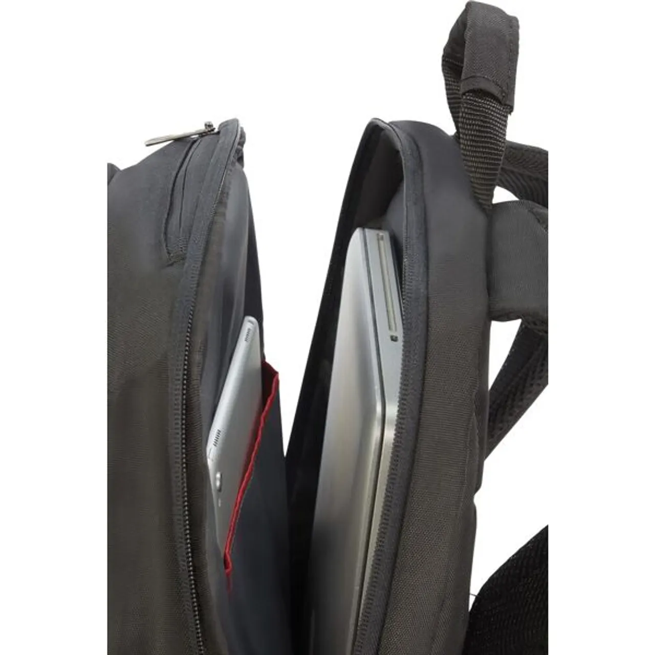 Laptoprucksack SAMSONITE "Guardit 2.0, black, M" Gr. B/H/T: 30 cm x 44 cm x 20 cm, schwarz (black) Herren Rucksäcke Taschen