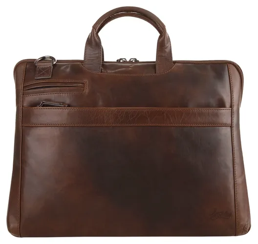 Laptoptasche X-ZONE Gr. B/H/T: 40 cm x 31 cm x 6 cm onesize, braun (cognac) Damen Taschen Koffer