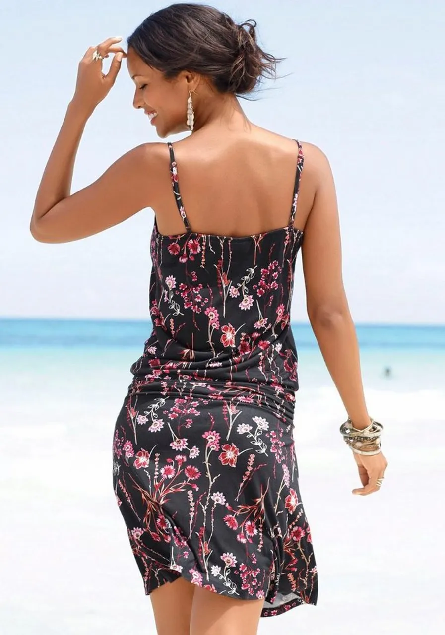 Lascana Strandkleid mit Blumenprint - Preise vergleichen