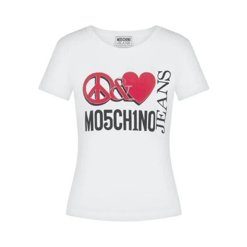 Lässiges Baumwoll-T-Shirt Moschino