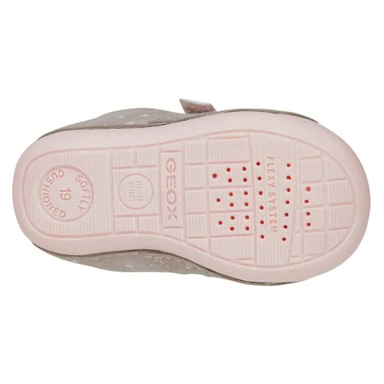 Lauflernschuh GEOX "B TUTIM B" Gr. 21, rosa (hellrosa, beige) Kinder Schuhe Lauflernschuhe