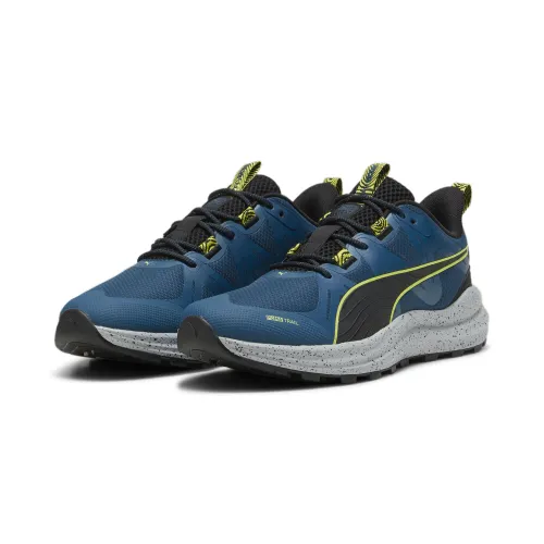 Laufschuh PUMA "Reflect Lite Trailrunning-Schuhe Erwachsene" Gr. 43, bunt (ocean tropic cool mid gray black blue) Schuhe Laufschuhe