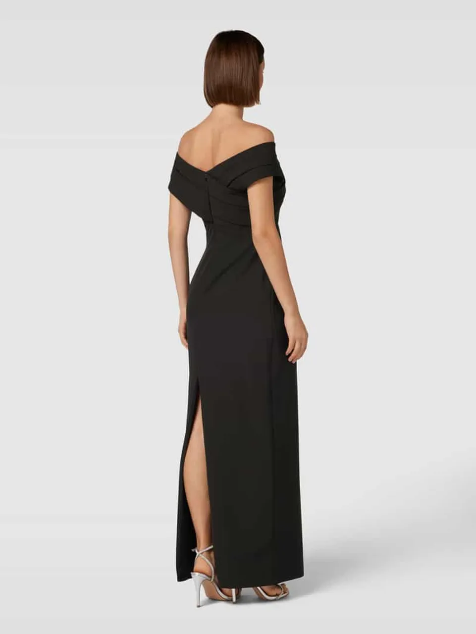 Lauren Dresses Abendkleid in Wickel-Optik Modell 'IRENE' in Black
