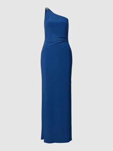 Lauren Ralph Lauren Abendkleid mit Zierbesatz Modell 'BELINA' in Bleu