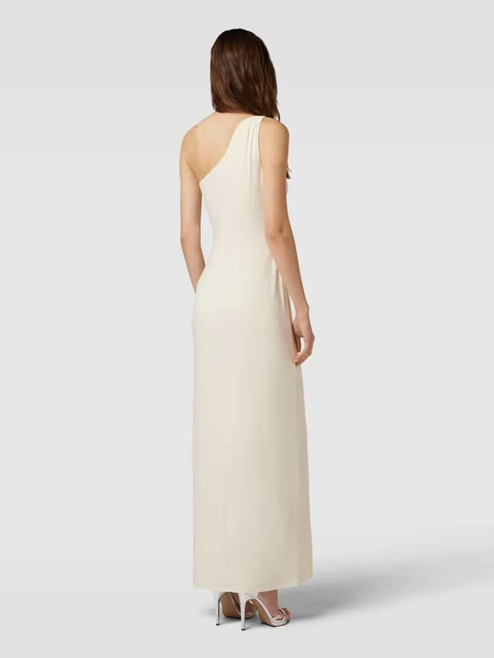 Lauren Ralph Lauren Abendkleid mit Zierbesatz Modell 'BELINA' in Offwhite