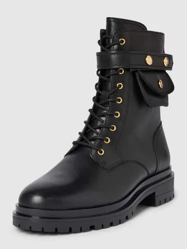 Lauren Ralph Lauren Boots aus Leder mit Label-Detail Modell 'CAMMIE' in Black