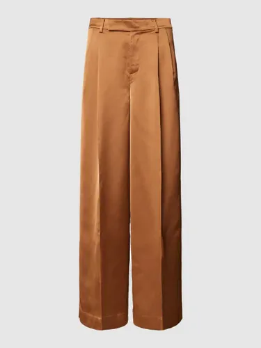 Lauren Ralph Lauren Bundfaltenhose mit Bügelfalten Modell 'NAHVA' in Kupfer