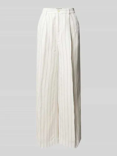 Lauren Ralph Lauren Hose mit fixierten Bundfalten Modell 'KIRAHN' in Offwhite