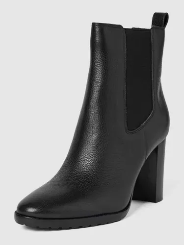 Lauren Ralph Lauren Lederstiefel mit elastischem Einsatz Modell 'MYLAH' in Black